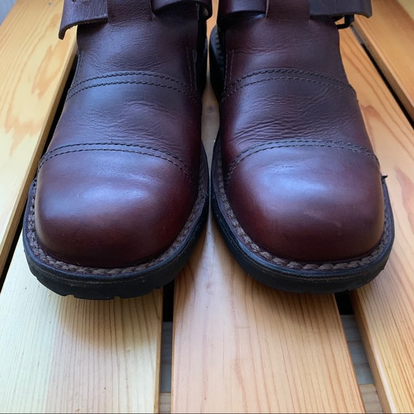 Vintage 1990's Stone Ridge brown leather ankle boots - Picture 11 of 17